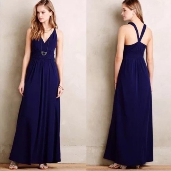 Anthropologie Dresses & Skirts - 🖤SALE🖤 Anthropologie Maeve royal blue maxi dress